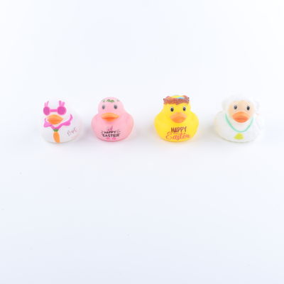 Good price 3.5'' Custom Logo 20 Types of Rubber Duck Toy Floating Sound Squeaky Bath Toys for Kids Gifts online