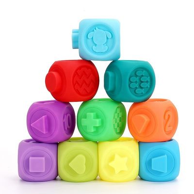 Good price Full Support OEM/ODM PVC Puzzle Toy Animal Number Geometry Cognition Colorful Soft Building Blocks for Early Education online